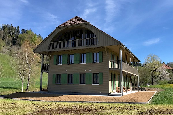 Neubau mit 3 Wohnungen, Heimisbach